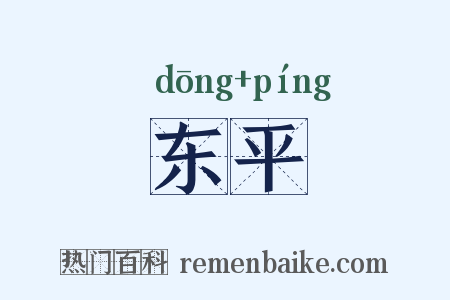 东平是什么意思的图片